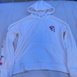 White sweatshirt w cool design